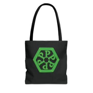 Pomona P + Khaos Crafts Green Logo Tote Bag – Eco-Friendly Crafting Tote